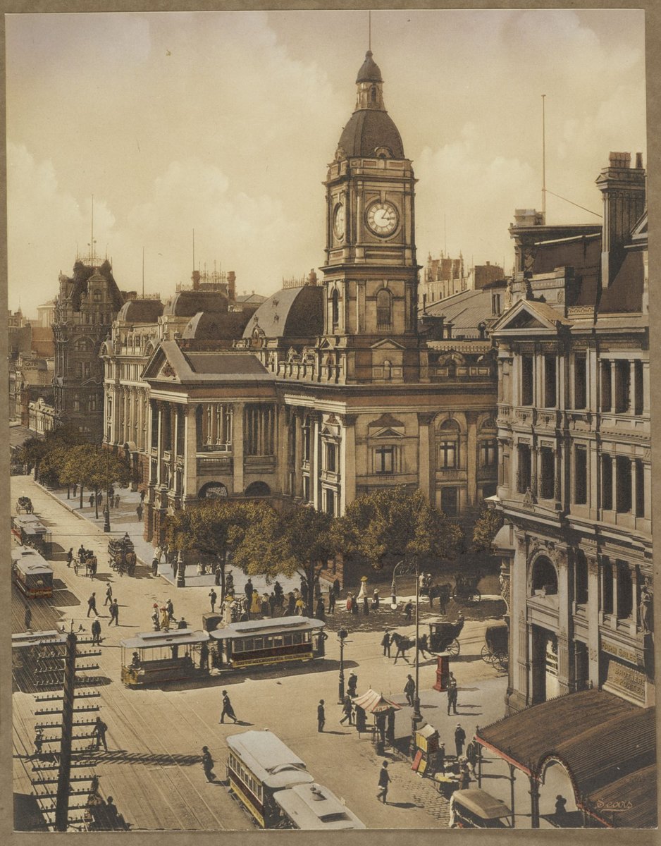 Melbourne Town Hall, Melbourne City (1910)