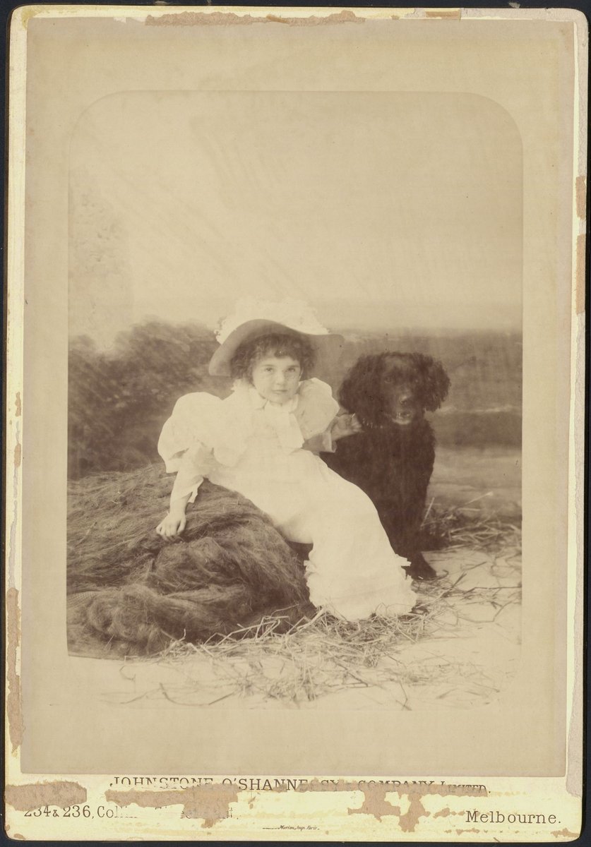 Beatrice Madden & "Bossie", at Yamala, Frankston (1880–85)