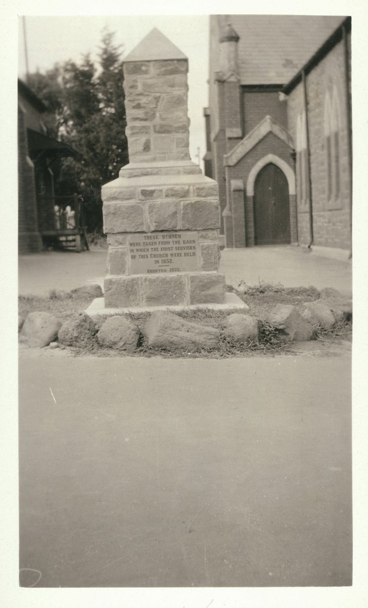 Cairn at Methodist Church, Tyler St., Preston (1934)