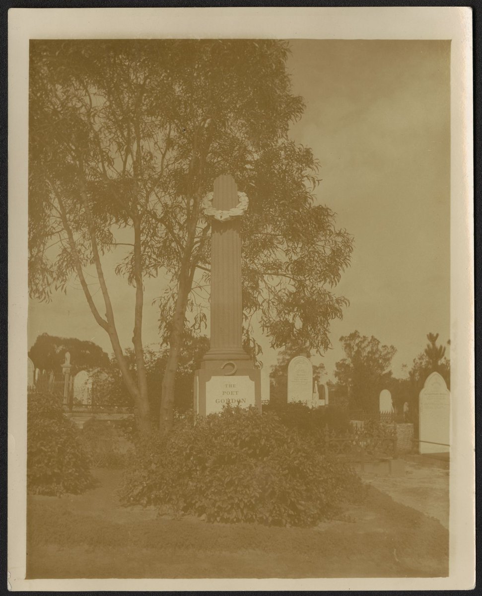 Adam Lindsay Gordon's grave, Brighton General Cemetery, Victoria (1950–54)