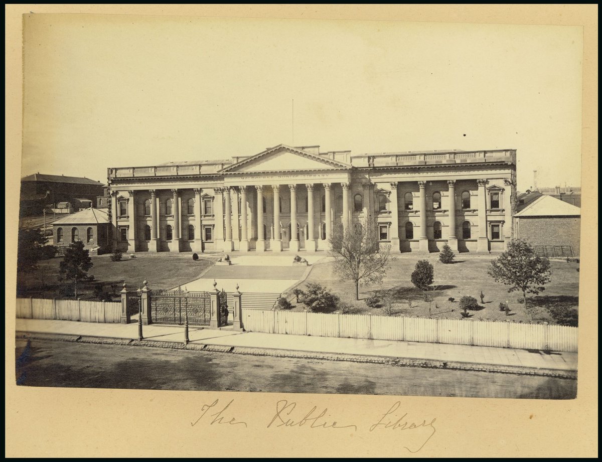 The Public Library [Melbourne, Vic.], Melbourne City (1860–90)