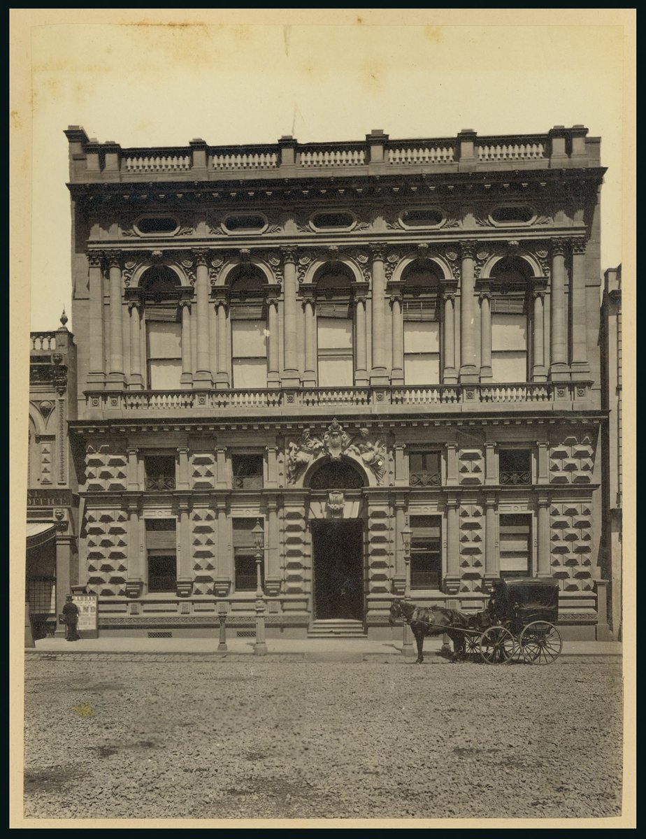 Bank of Victoria, [Collins Street, Melbourne, Vic.], Melbourne City (c. 1880)