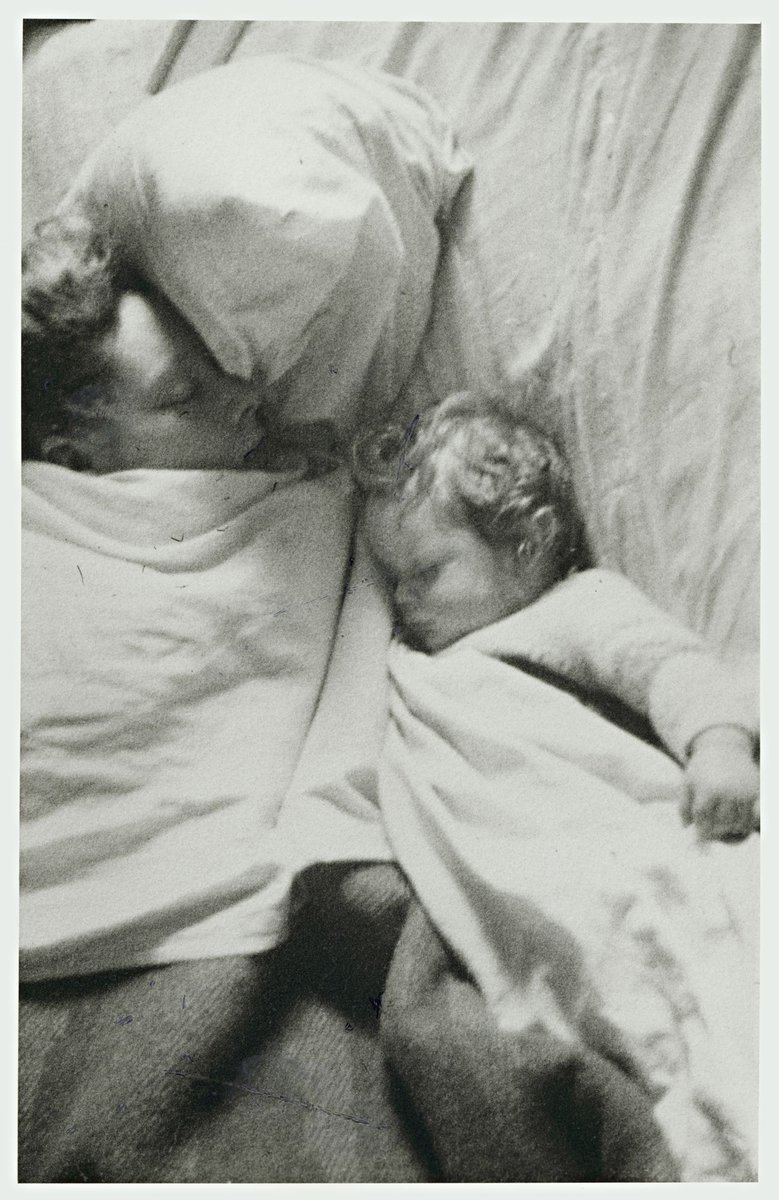Joy and Sweeney asleep, Robe Street, St. Kilda, St Kilda (1945)