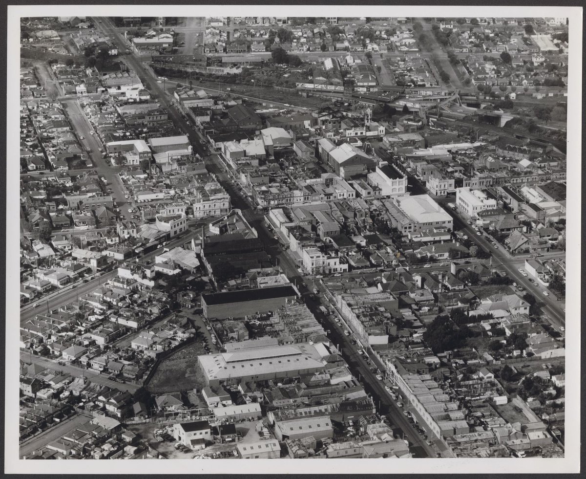 Aerial view of Footscray, Victoria (1954?)