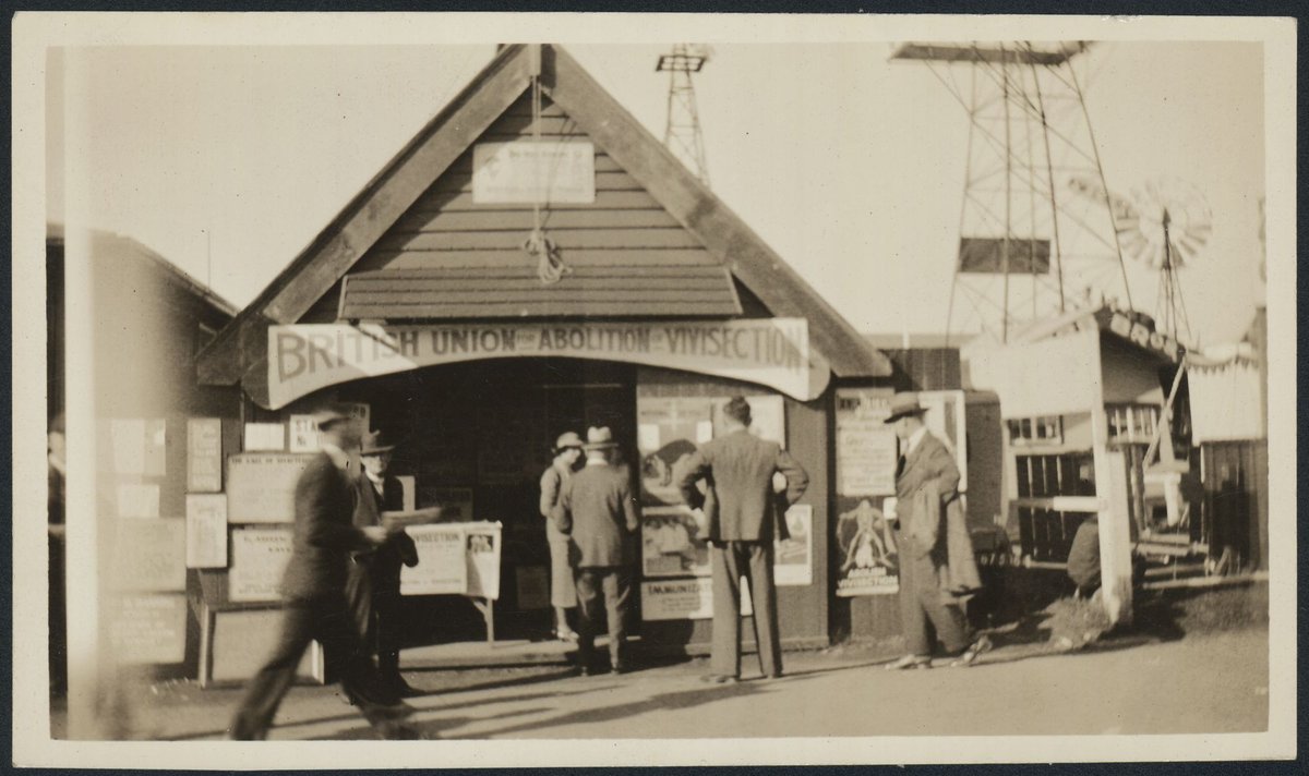 Pavilion at Royal Melbourne Show for British Union for Abolition of Vivisection, Melbourne Branch (1940–50)