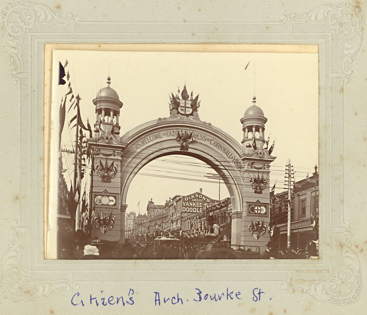 Citizen's Arch, Bourke Street, [Melbourne, Vic.], Melbourne City (1901)