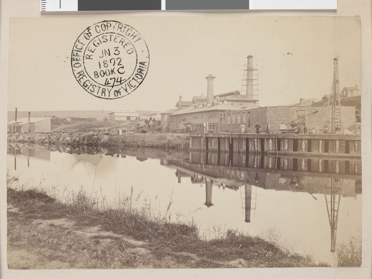 Melbourne Meat Processing Works, Saltwater, Maribyrnong (1872)