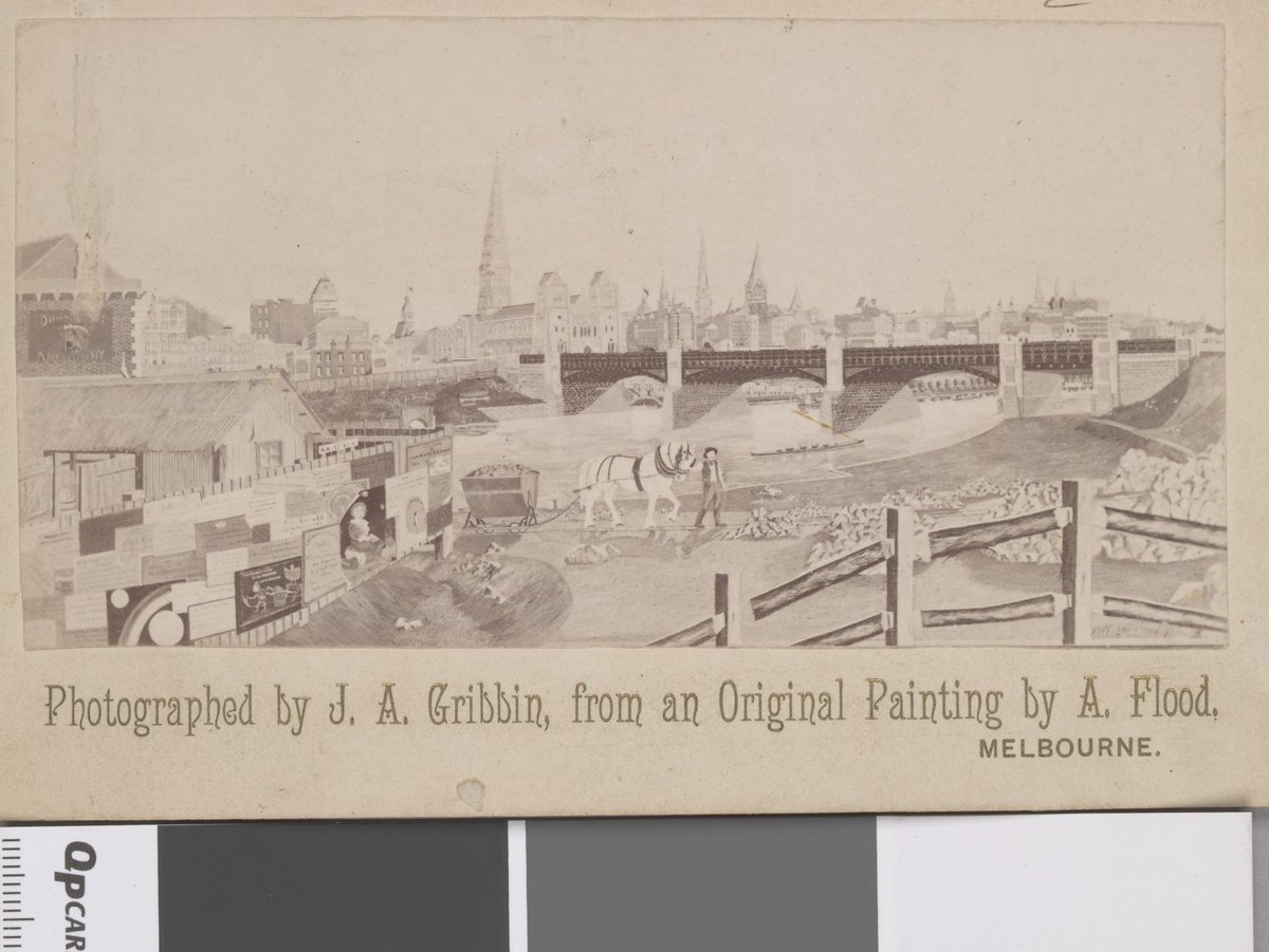 Approach to Melbourne from Old Sandridge Road, Port Melbourne (1892)