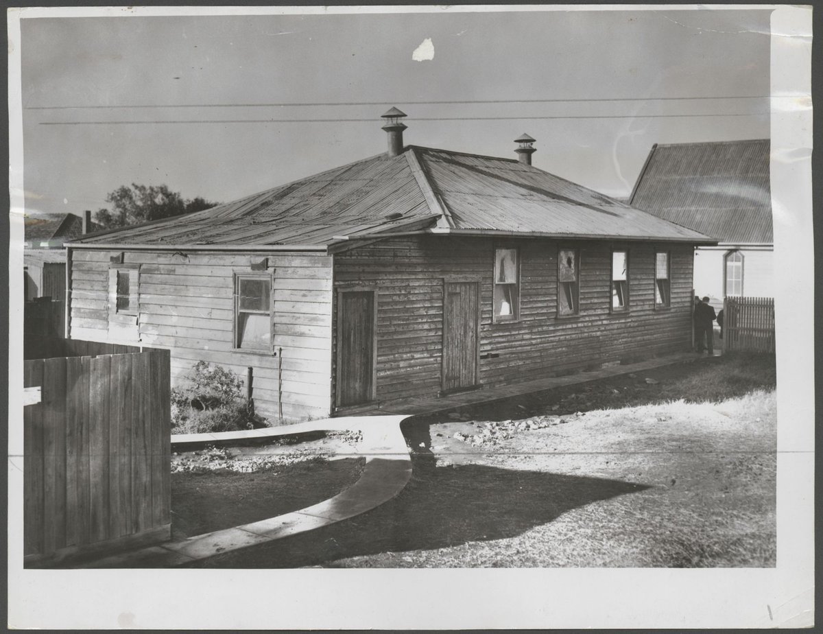This is the school for Grade III children at Altona, over which 68 children are on strike (1951)
