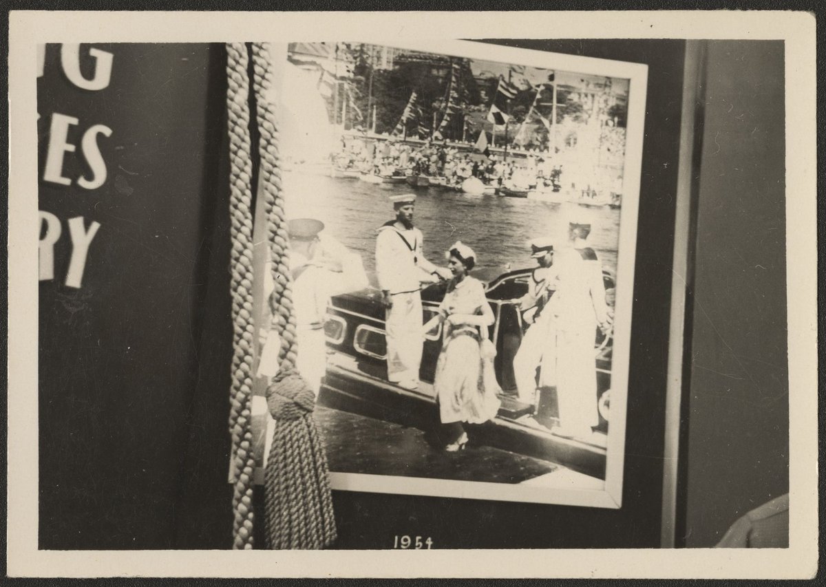 Possibly a window display during the Royal Visit, Melbourne (1954)