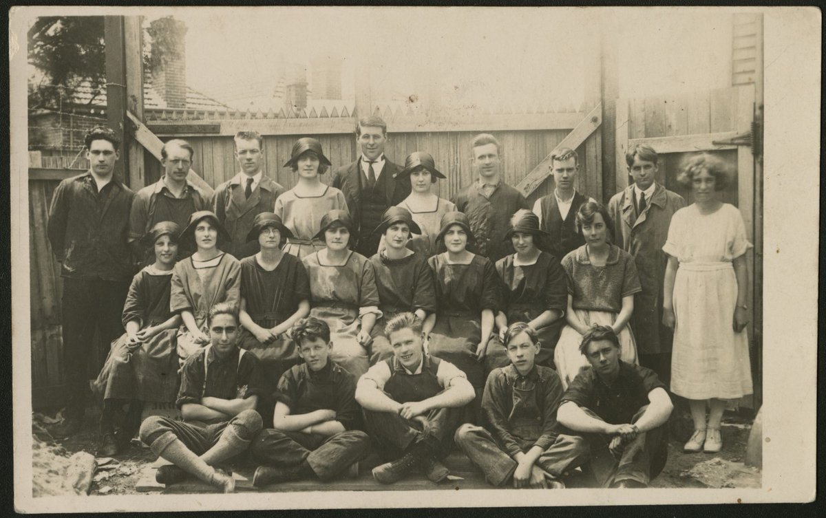 Employees of Breadworks, Blackburn 1924