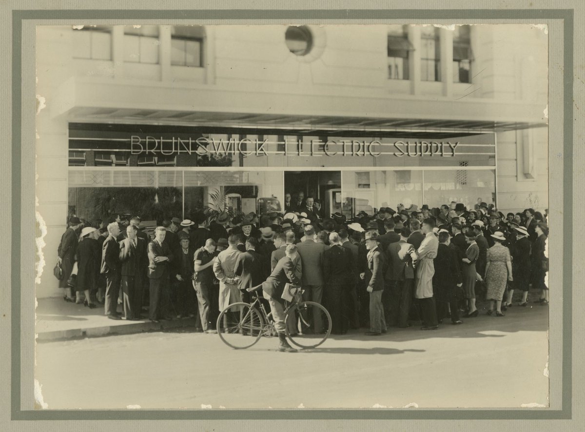 Opening of the Brunswick Electric Supply (1939)