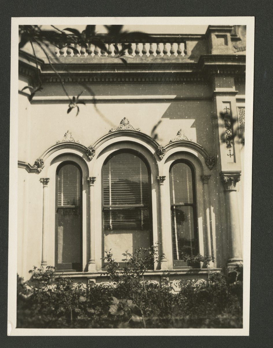 Exterior windows of Millen House formerly Fairholm Walsh Street South Yarra (1920–56)