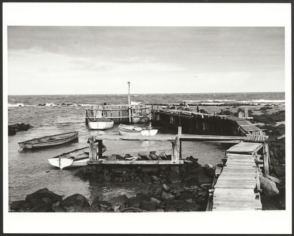Boats moored at Fisherman's Jetty, Williamstown, Victoria, Australia (1948–50)