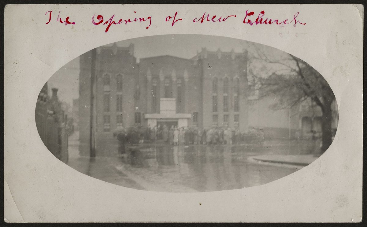 The opening of the Apostolic Church, Punt Road, Richmond (1939)