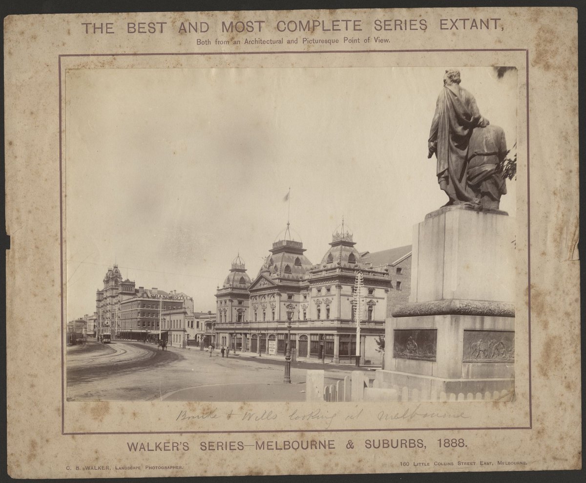 Bourke & Wills looking at Melbourne, Melbourne City (1888?)