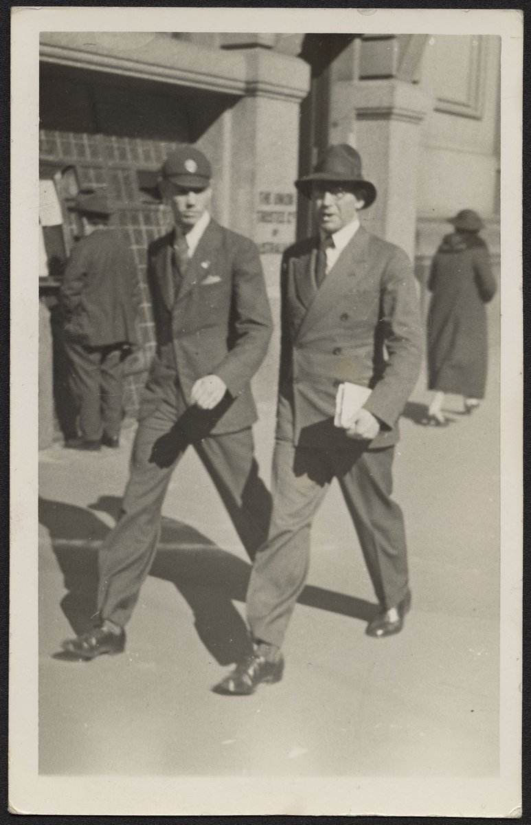 The Clan McRae snapped in Collins St, Melbourne City (1930–35)