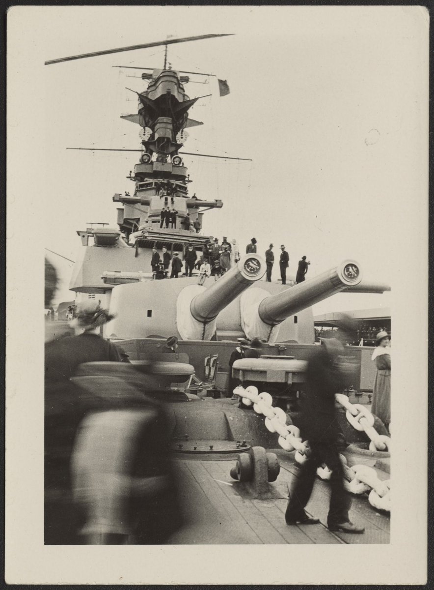 Public visit to Princes Pier, Port Melbourne, to see naval ships of the Special Service Squadron during their stay in Port Philip (1924)