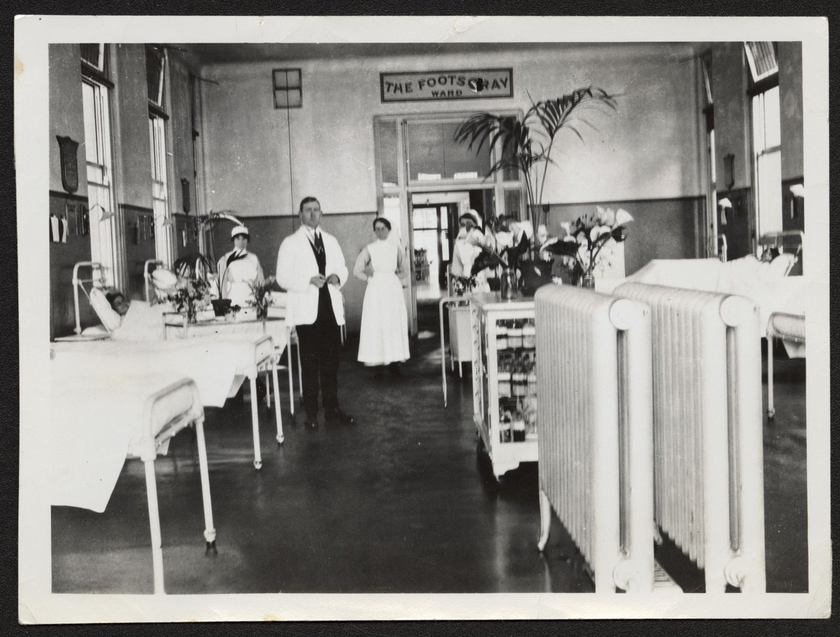 Dr. Walter McRae Russell as a resident medical officer, Royal Melbourne Hospital, Melbourne City (1918–19)