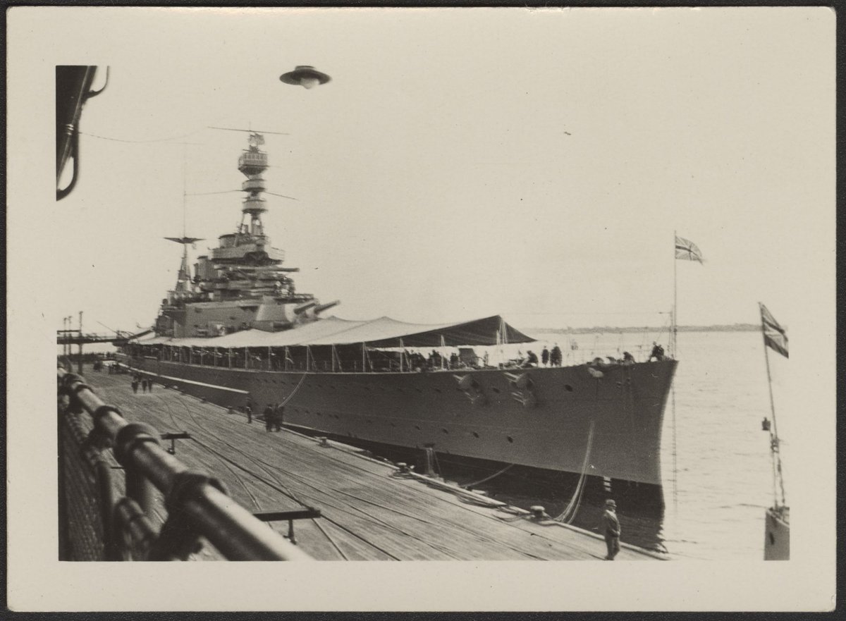 Public visit to Princes Pier, Port Melbourne, to see naval ships of the Special Service Squadron during their stay in Port Philip (1924)