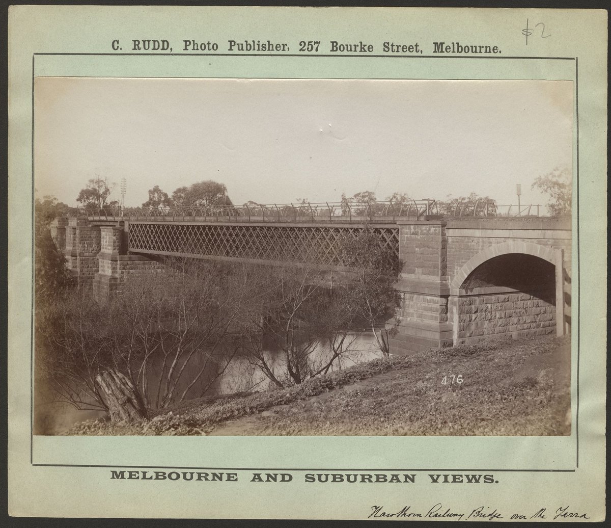 Hawthorn Railway Bridge over the Yarra (1886–87)