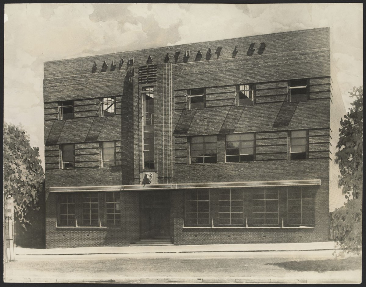 Ralph A. Stuart & Co. warehouse King Street, West Melbourne (1939)