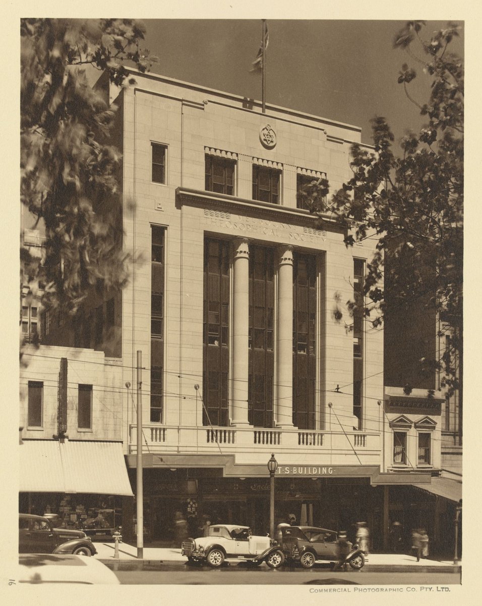 Melbourne Theosophical Society building, 181-187 Collins Street, Melbourne, architects Marsh & Michaelson, Melbourne City (1934–51)