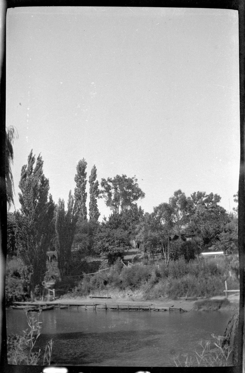 Collection of flexible base negatives showing the Yarra River in flood (1920–30)