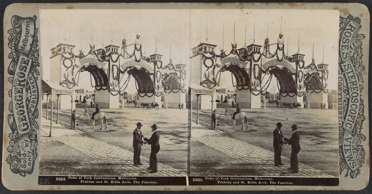 Duke of York Celebrations, Melbourne - Prahran and St. Kilda Arch, The Junction (1901)