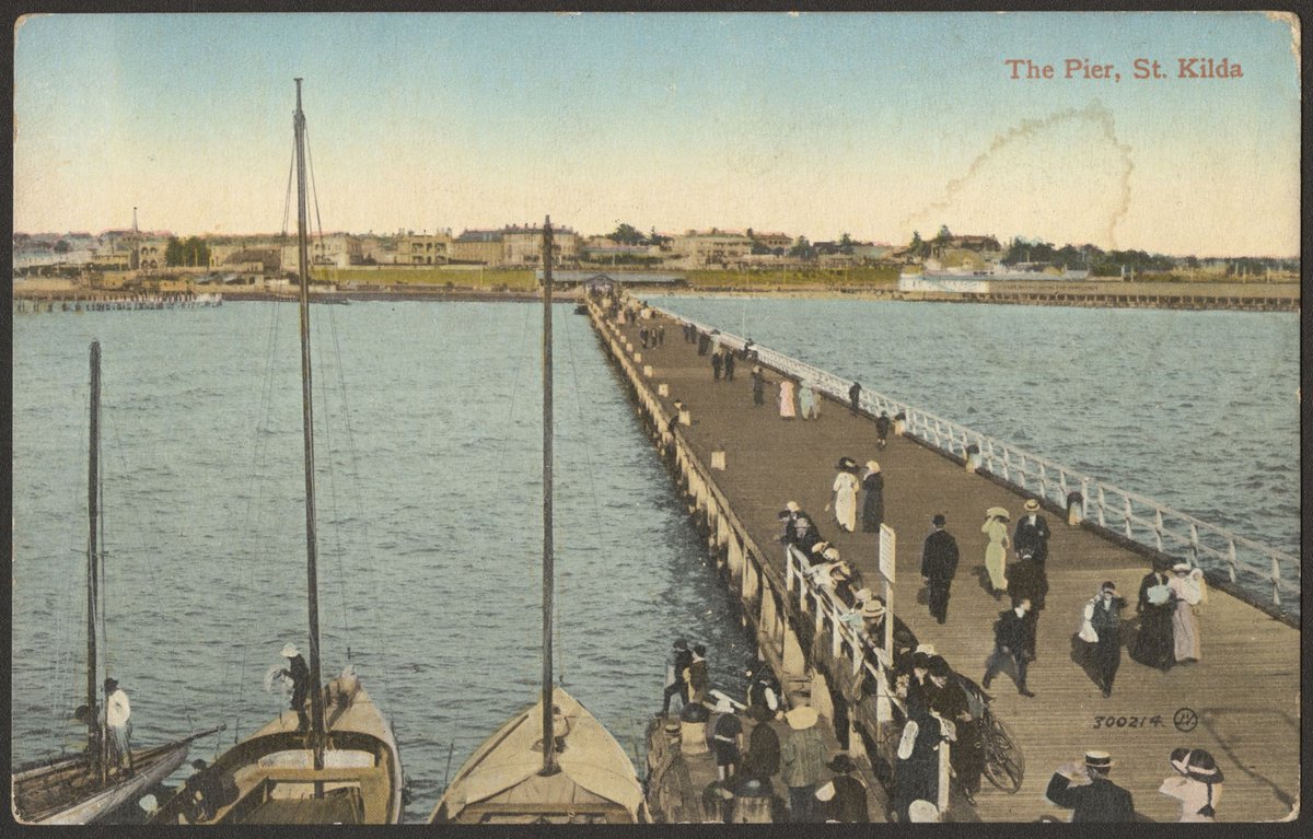 The pier, St. Kilda, St Kilda (1890?)