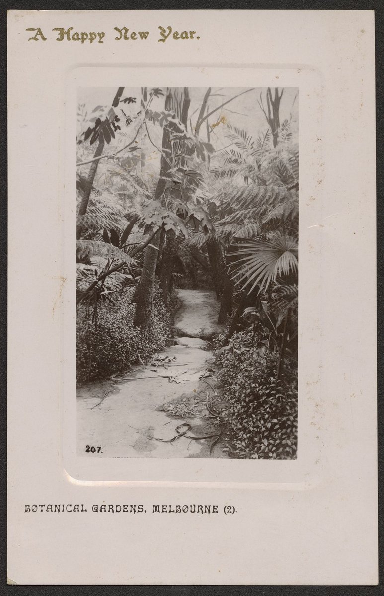 Botanical Gardens, Melbourne, Melbourne City (1910?)