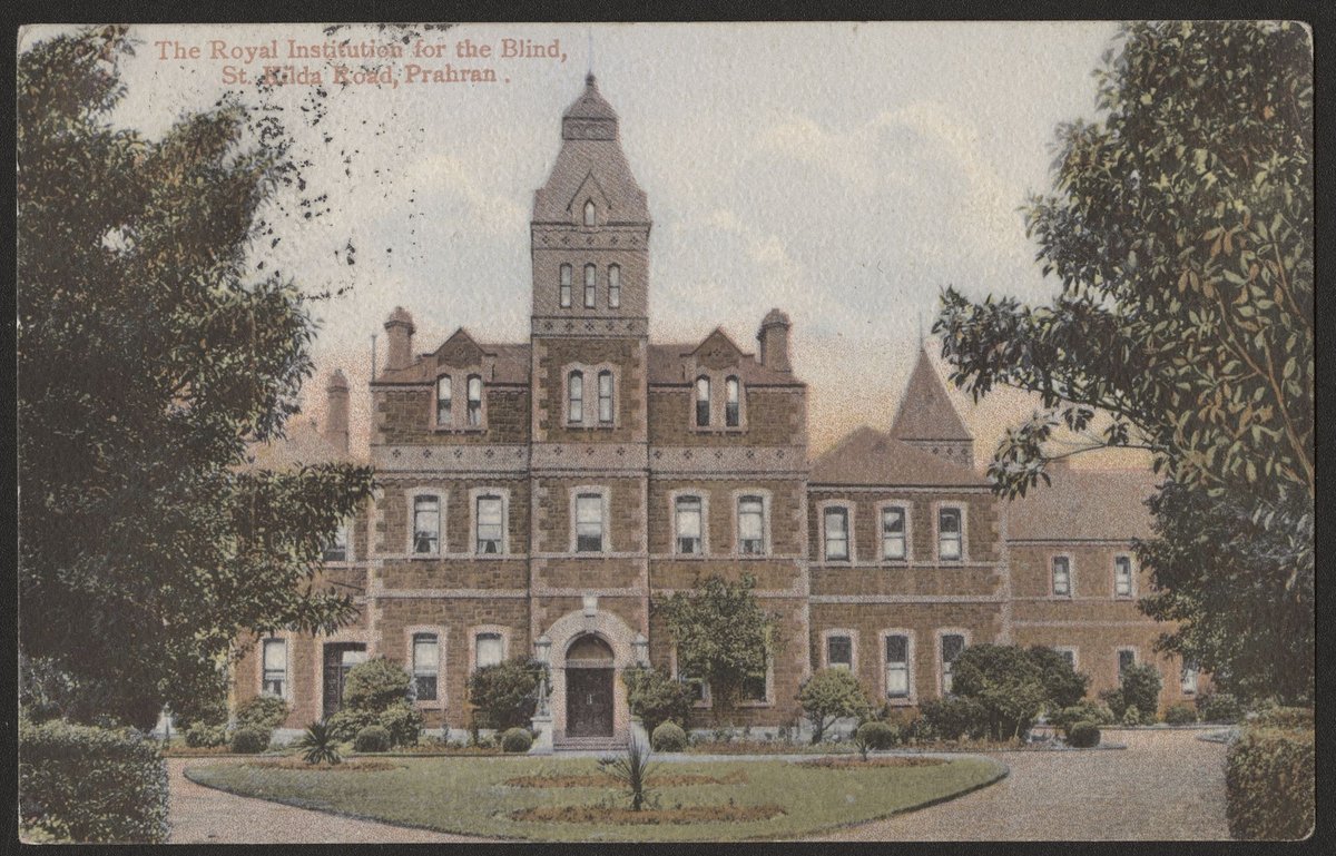 The Royal Institute for the Blind, St. Kilda Road, Prahran, Melbourne City (1906?)