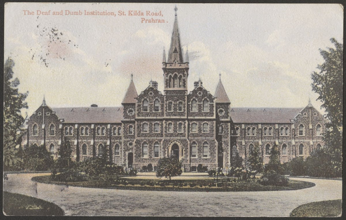 The Deaf and Dumb Institution, St. Kilda Road, Prahran, Melbourne City (1906?)
