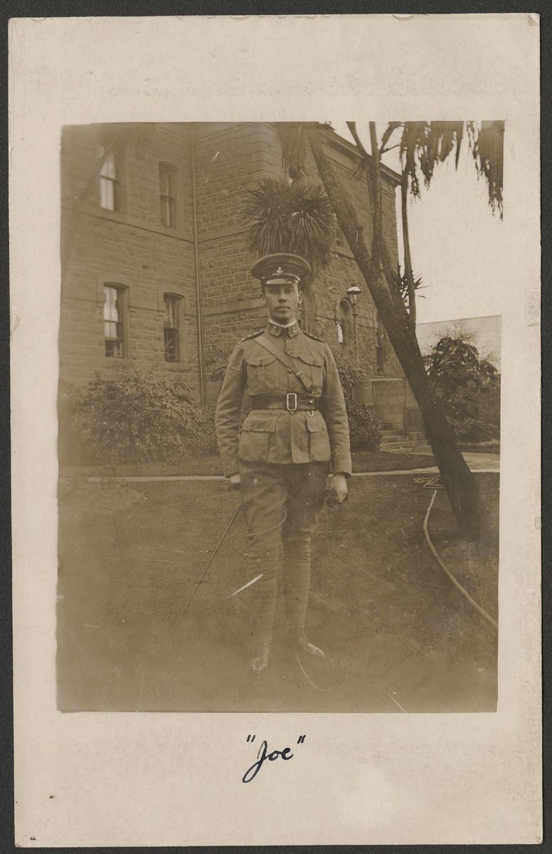 "Joe", outside Victoria Baracks, St. Kilda Road, Melbourne City (1905–22)