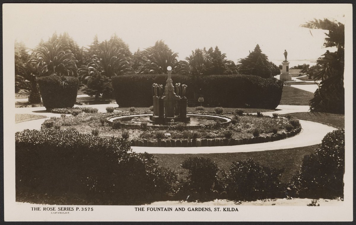 The Fountain and Gardens, St. Kilda, Vic, St Kilda (1920s)