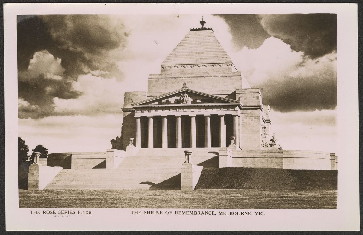 The Shrine of Remembrance, Melbourne, Vic, Melbourne City (1934–40)