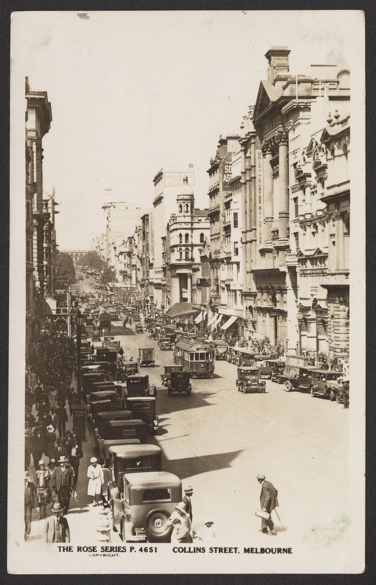 Collins Street, Melbourne, Melbourne City (1920–30)