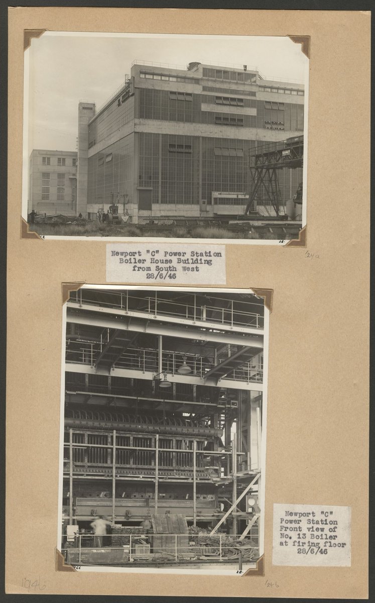 Newport 'C' Power Station and Richmond Power Station (1946)