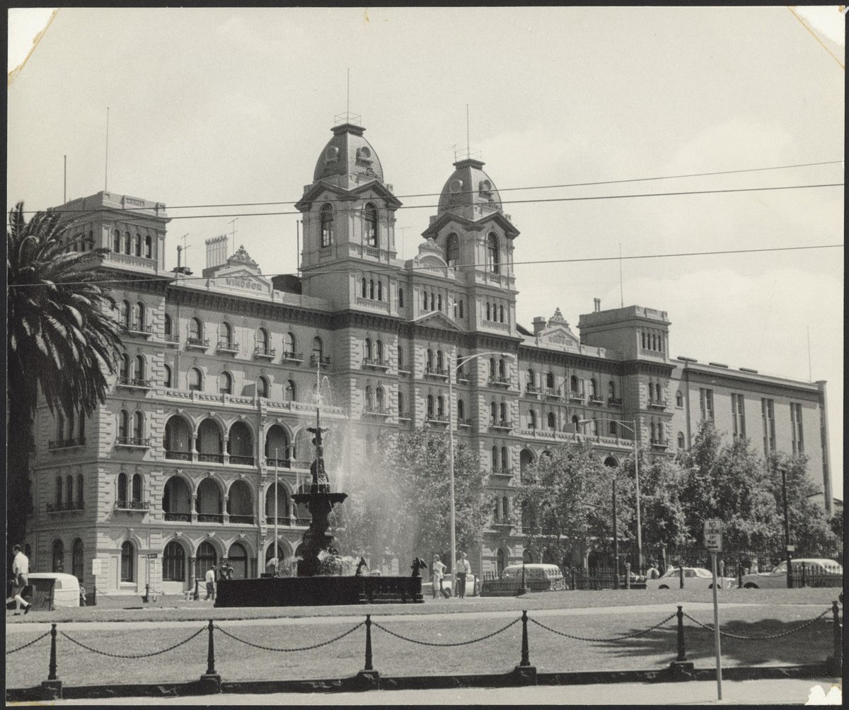 Hotel Windsor, Spring Street, Melbourne, Victoria, Melbourne City (1973–75)