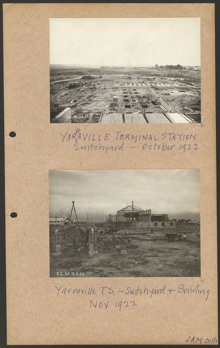 Yarraville Transmission Station - construction (1922–34)