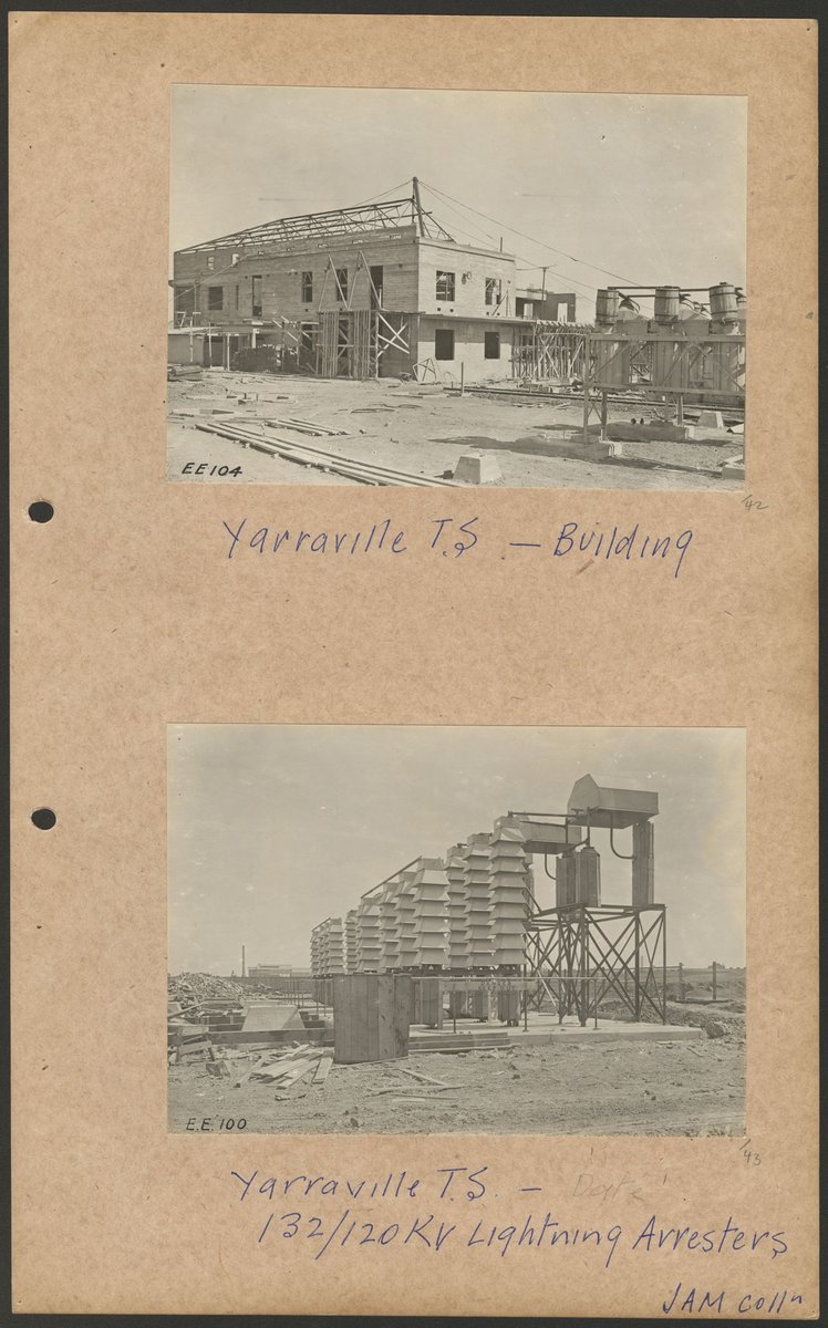 Yarraville Transmission Station - construction (1922–34)
