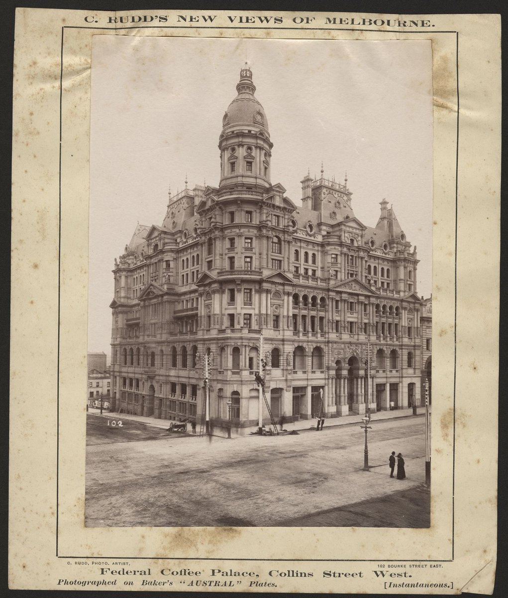 Federal Coffee Palace, Collins Street West, Melbourne City (1888–90)