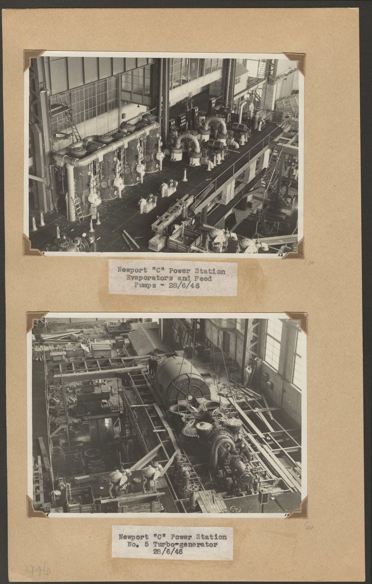 Newport 'C' Power Station and Richmond Power Station (1946)