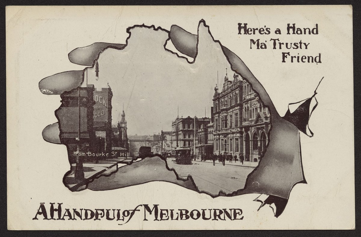 From Bourke St. hill, Melbourne City (1909?)