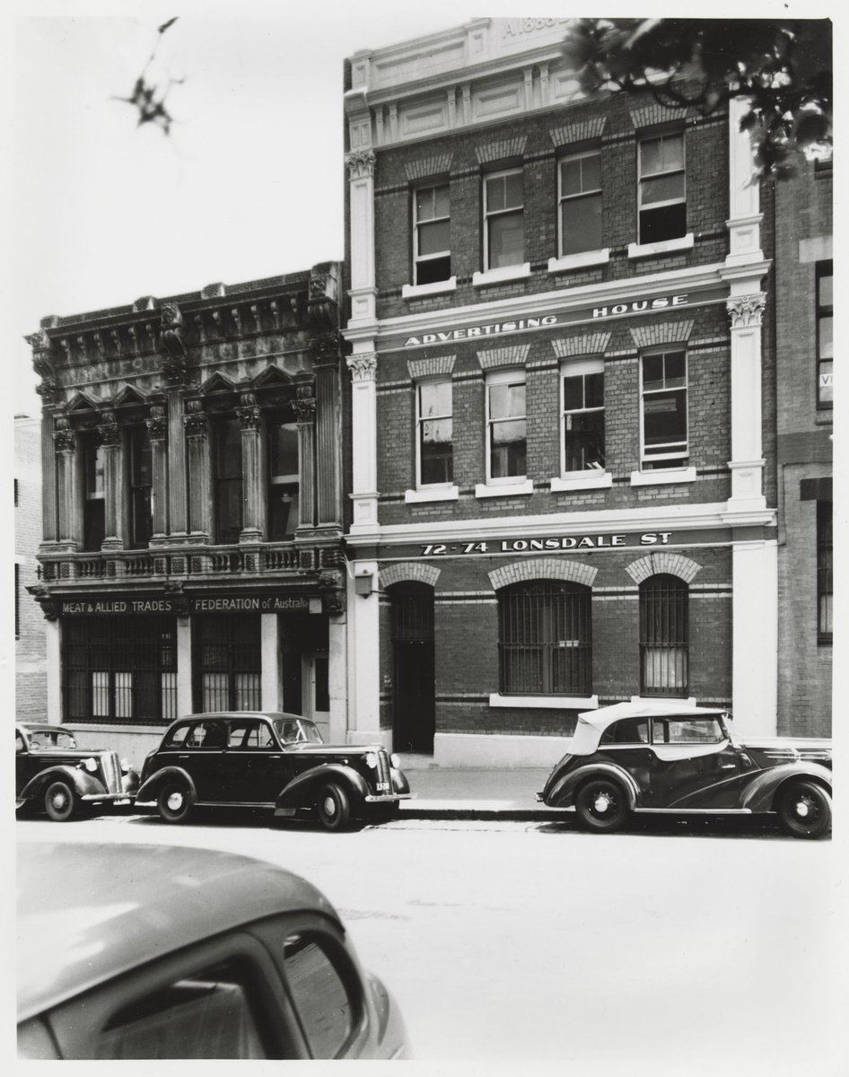 Lonsdale Street - north side, nos. 72-78, Melbourne City (1950)