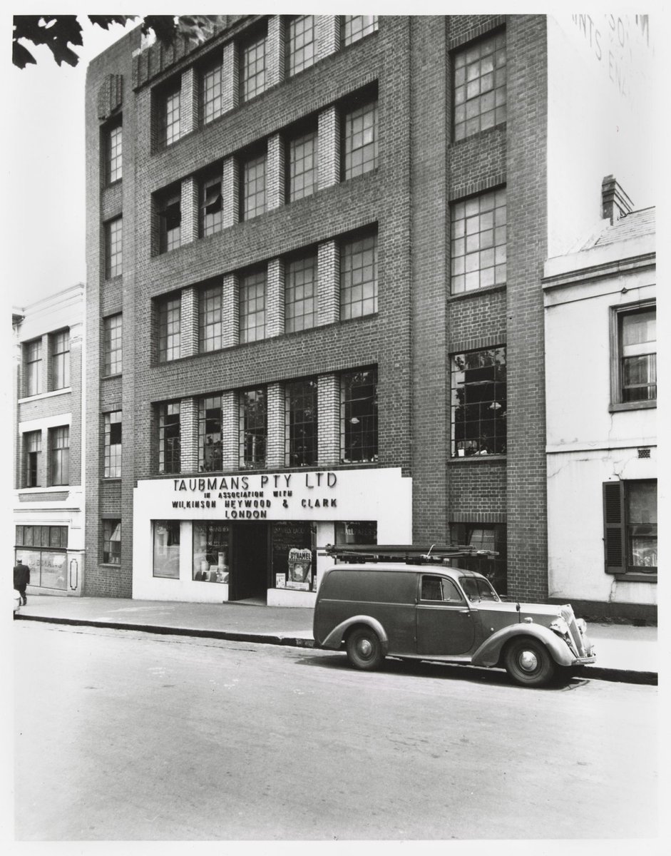 Lonsdale Street - north side, nos. 18-30, showing Taubmans Pty. Ltd, Melbourne City (1950)