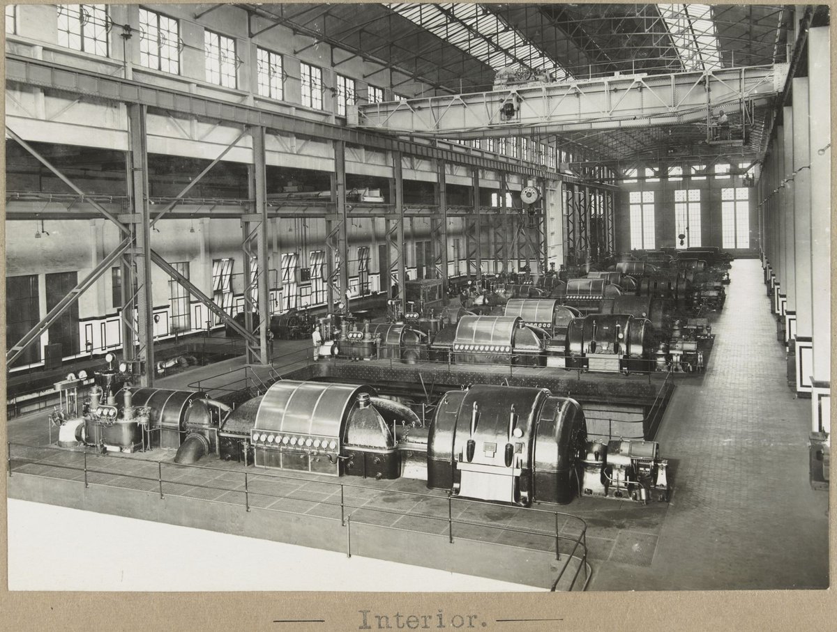 Power Station Newport. [Interior.] (1924)