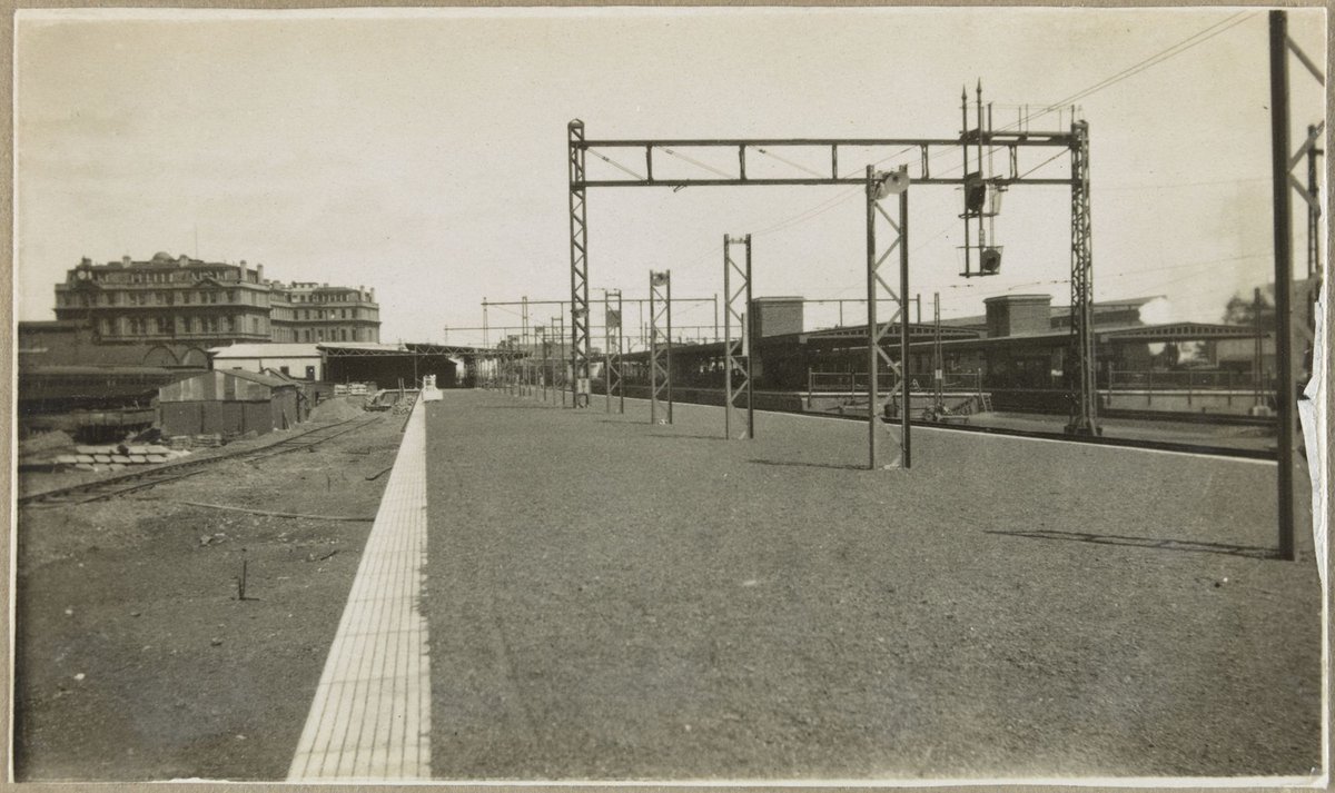 New Country Platform at Spencer Street Station, Melbourne City (1915)