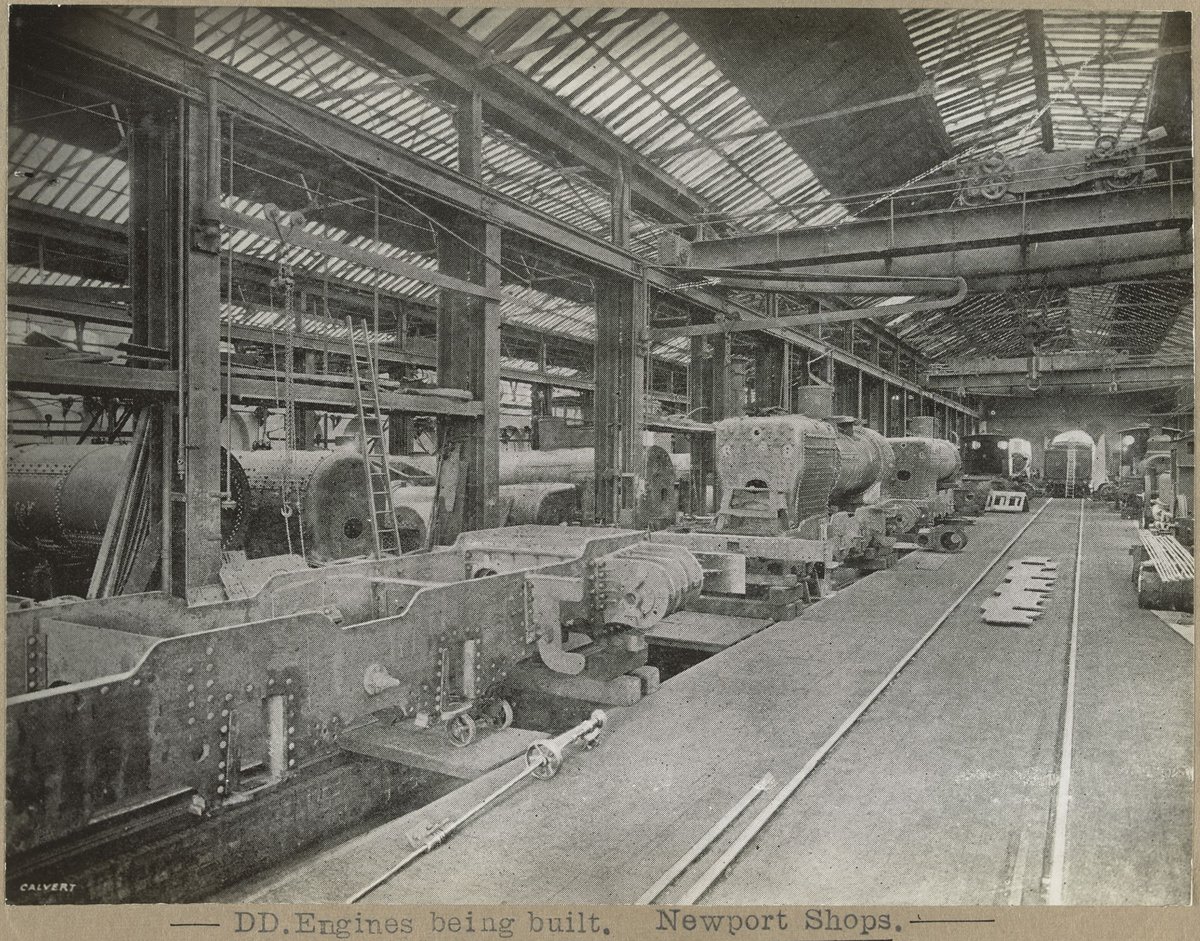 DD.Engines being built. Newport Shops (1905–28)