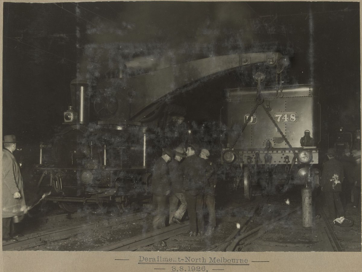 Derailment - North Melbourne 8.8.1926